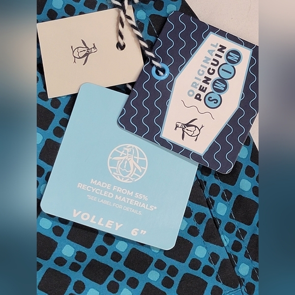 Original Penguin Volley 6" Swim Shorts Trunks Mens Size XXL - Picture 3 of 14